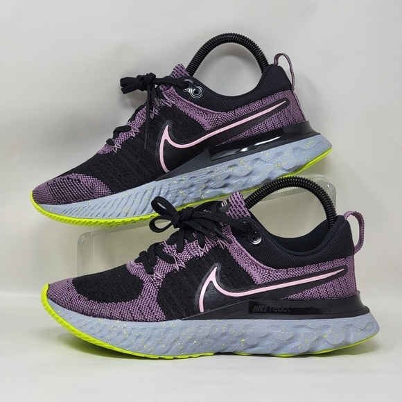 Nike React Infinity Run Flyknit 2 Violet Running Women Size Multi CT2423-500 New - Picture 2 of 10